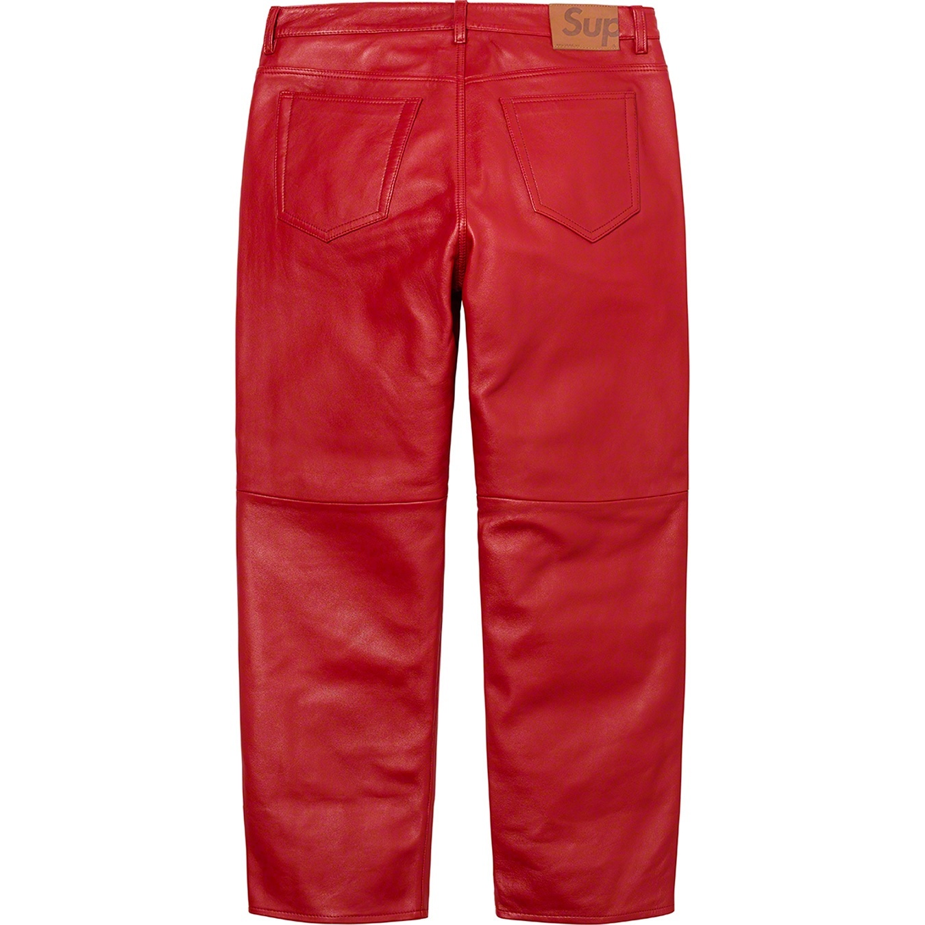 Leather 5-Pocket Jean view 7